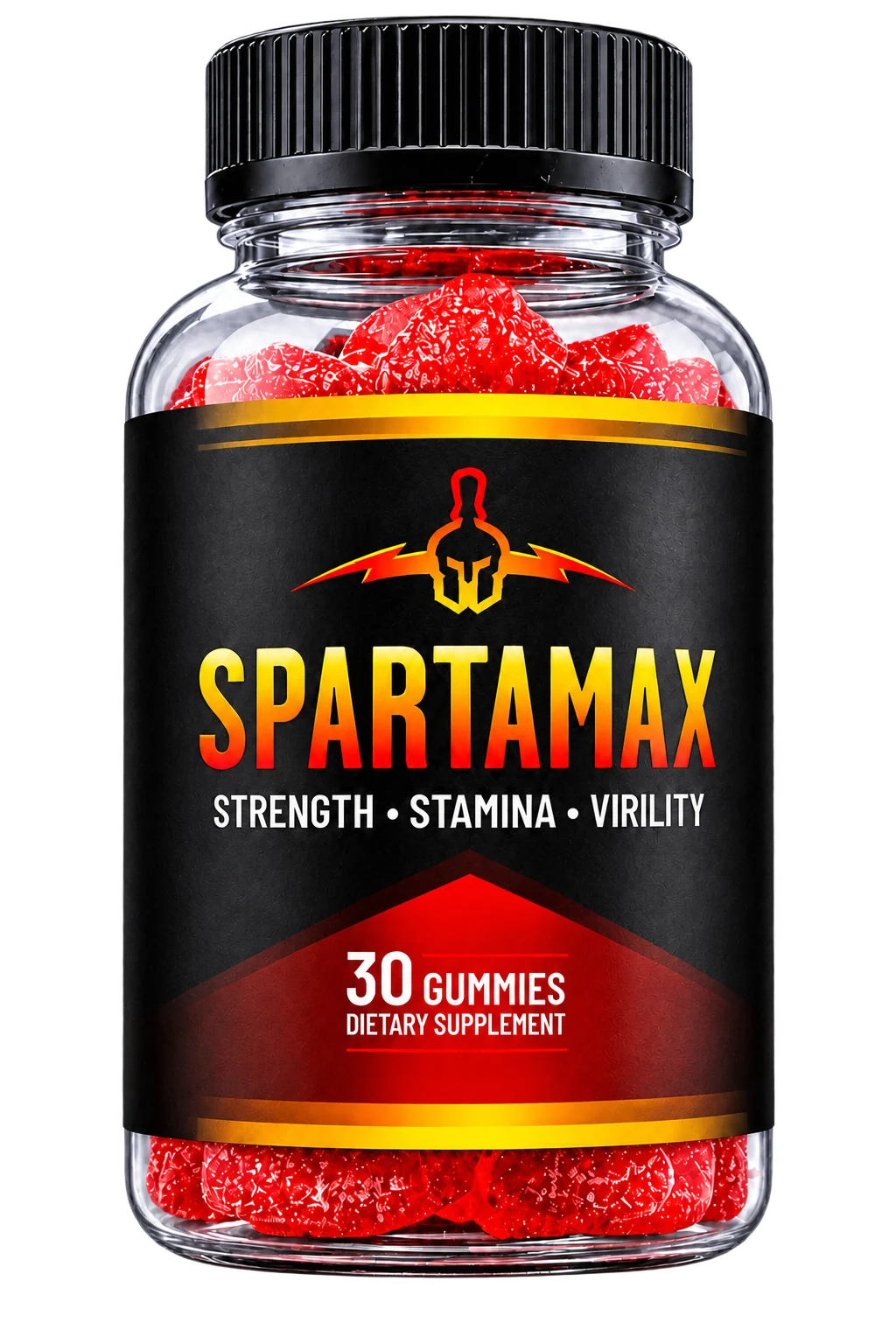 Spartamax gummy bottle