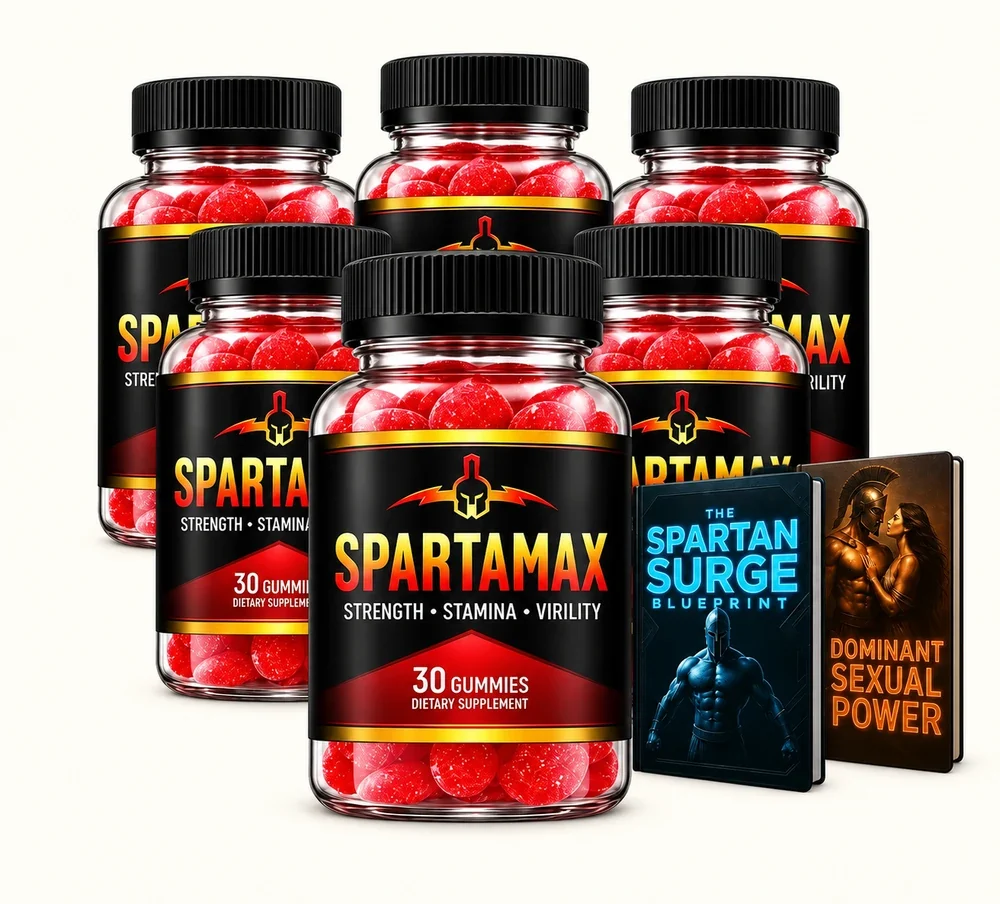 6 Spartamax bottles with two free bonus books