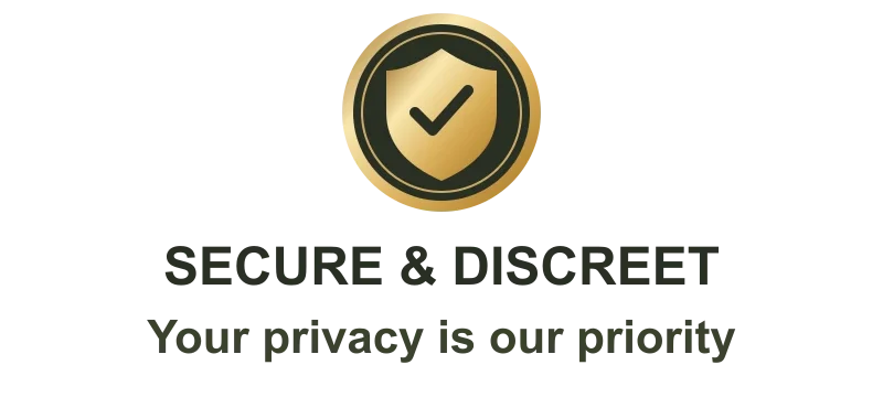 Secure and discreet. Your privacy is our priority.